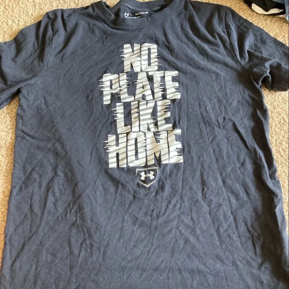 Boys Under Armour Baseball No Plate Like Home Tshirt